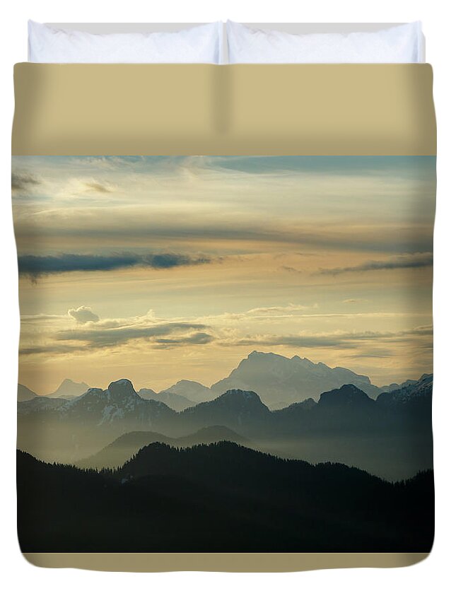 Canada Duvet Cover featuring the photograph View From Mount Seymour by Rick Deacon