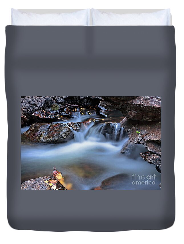 Stream Photograph Duvet Cover featuring the photograph Decompression by Jim Garrison