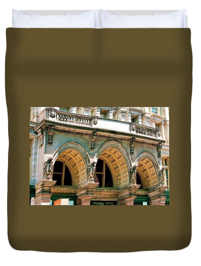French Period Architecture Duvet Cover featuring the photograph Deep by S Paul Sahm