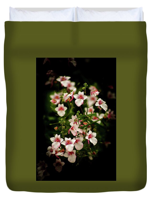 Delicate Flowers Duvet Cover featuring the photograph Delicate Flowers 3738 H_2 by Steven Ward
