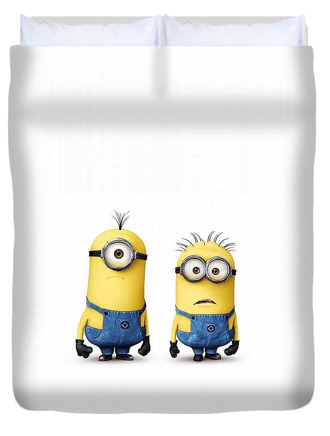 Despicable Me Duvet Cover featuring the photograph Despicable Me 2 by Movie Poster Prints
