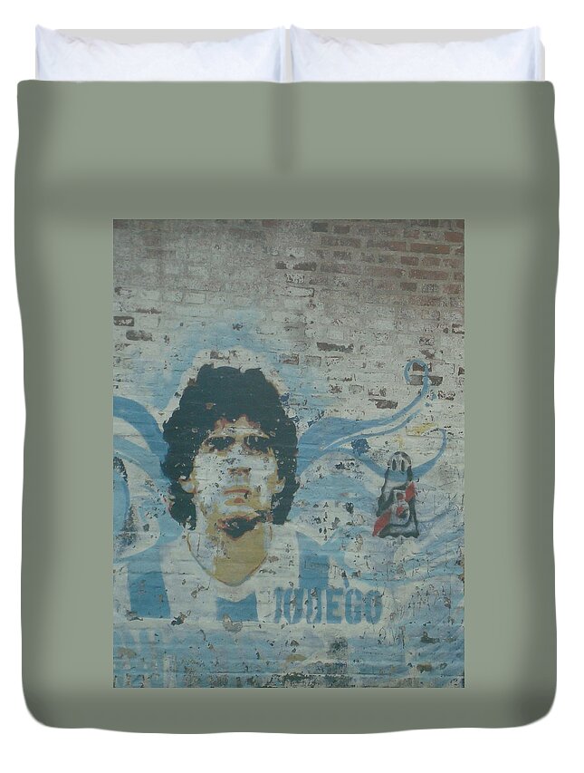 La Boca Duvet Cover featuring the photograph Diego by David Rucker