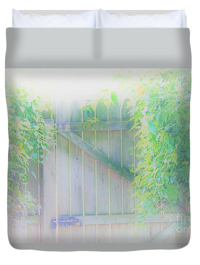 Garden Duvet Cover featuring the photograph Do I want to Leave the Garden by Merle Grenz