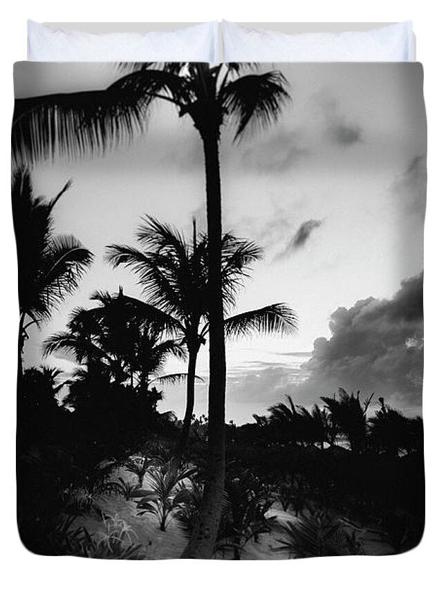 Dominican Republic Duvet Cover featuring the photograph Dominicana Beach by Peter Lakomy
