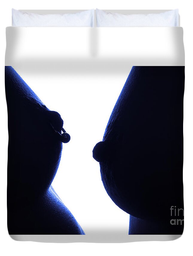Artistic Photographs Duvet Cover featuring the photograph Double trouble by Robert WK Clark