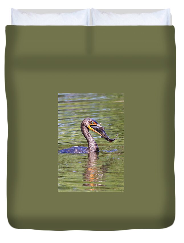 Florida Duvet Cover featuring the photograph Down the Hatch by Paul Schultz