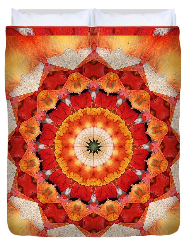 Mandalas Duvet Cover featuring the photograph Dreaming by Bell And Todd