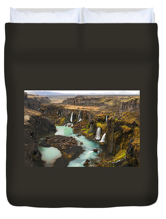 Autumn Duvet Cover featuring the photograph Driven To Tears by Neil Alexander Photography