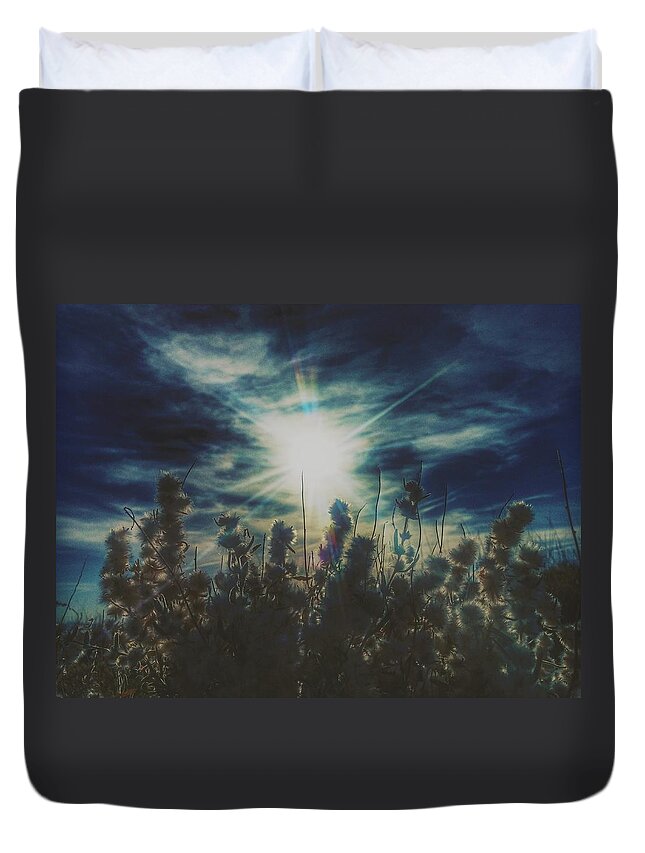  Duvet Cover featuring the photograph Dusty by Mark Ross