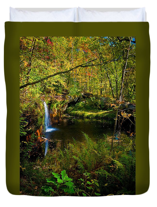 Autumn Duvet Cover featuring the photograph Early Fall Fall by Rikk Flohr