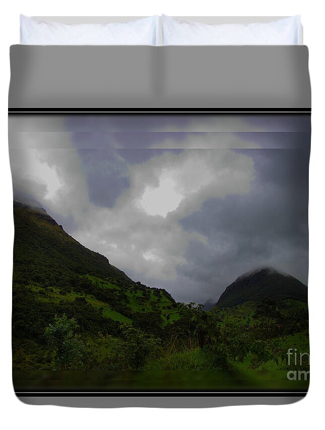 National Duvet Cover featuring the photograph Early Morning In The Cajas Range Of The Andes by Al Bourassa