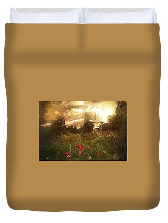  Duvet Cover featuring the photograph Earth Calling by Cybele Moon