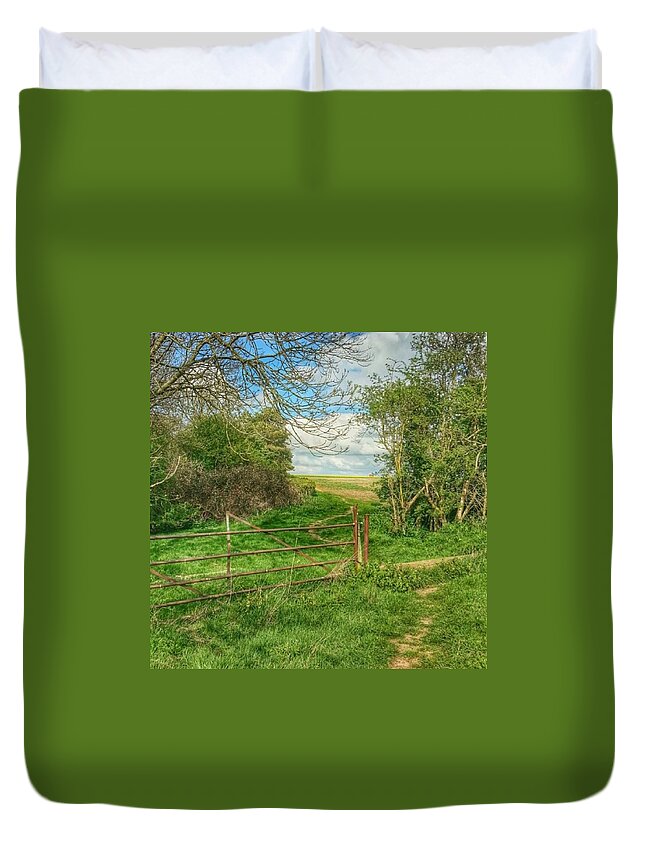 Beautiful Duvet Cover featuring the photograph Easter Walk by Vicki Field