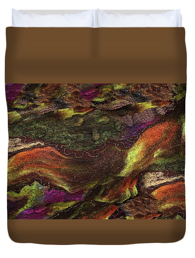 Russian Artists New Wave Duvet Cover featuring the photograph Eastern Nights by Marina Shkolnik