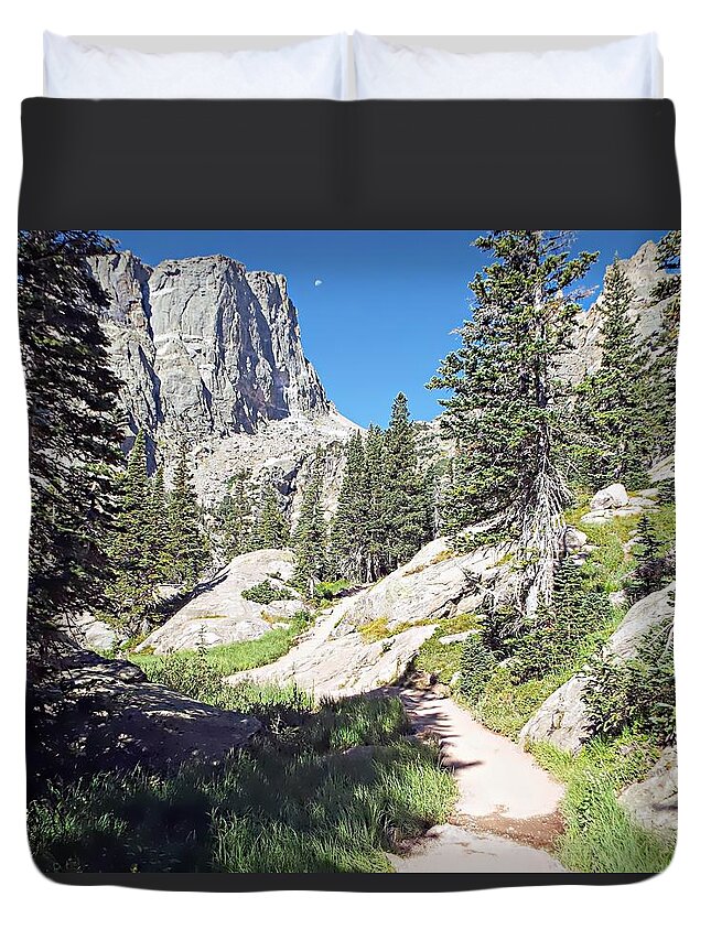 United States Duvet Cover featuring the photograph Emerald Lake Trail - Rocky Mountain National Park by Joseph Hendrix