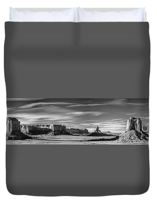 America Duvet Cover featuring the photograph Enjoying the Calm by Jon Glaser