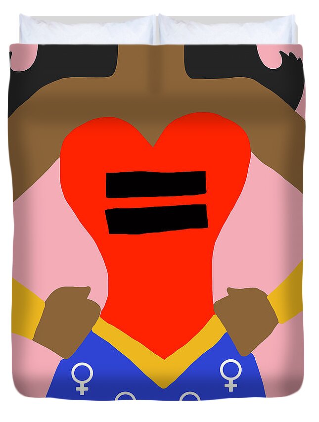 Equality Black Women S Rights Duvet Cover For Sale By Nicole Wilson