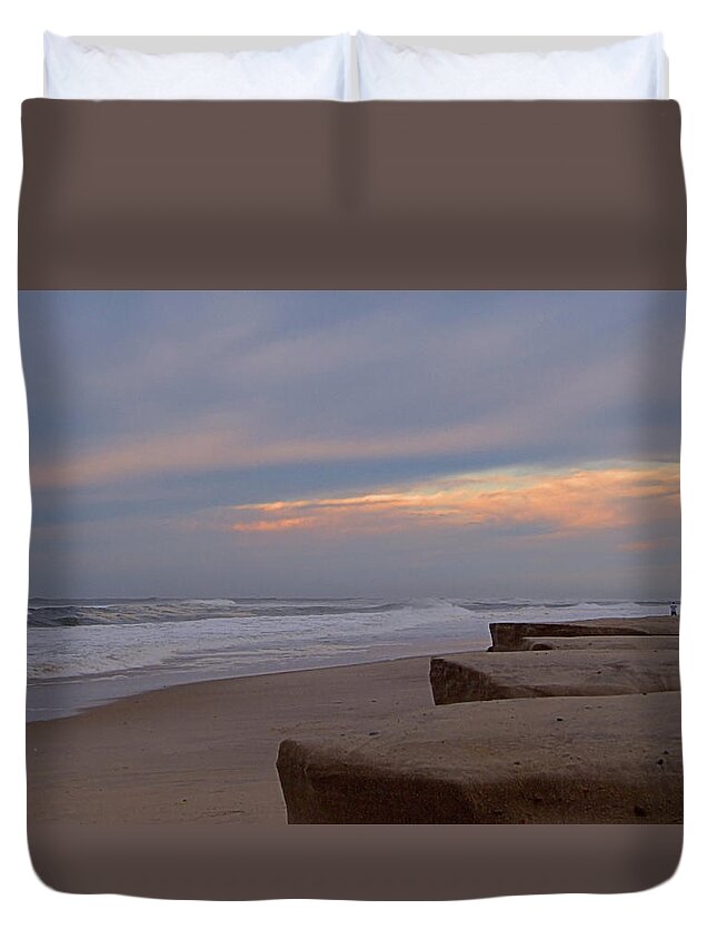 Erosion Duvet Cover featuring the photograph Erosion by Newwwman