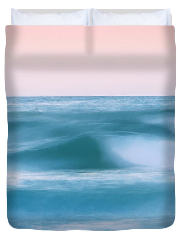 Beach Duvet Cover featuring the photograph Eternal Motion by Az Jackson