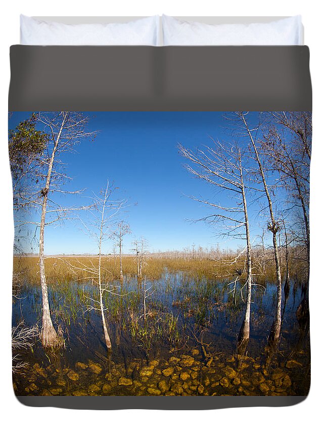 Everglades National Park Duvet Cover featuring the photograph Everglades 85 by Michael Fryd