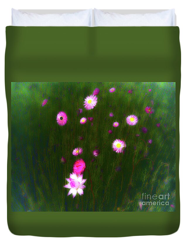 Everlasting Duvet Cover featuring the photograph Everlasting Blur by Cassandra Buckley