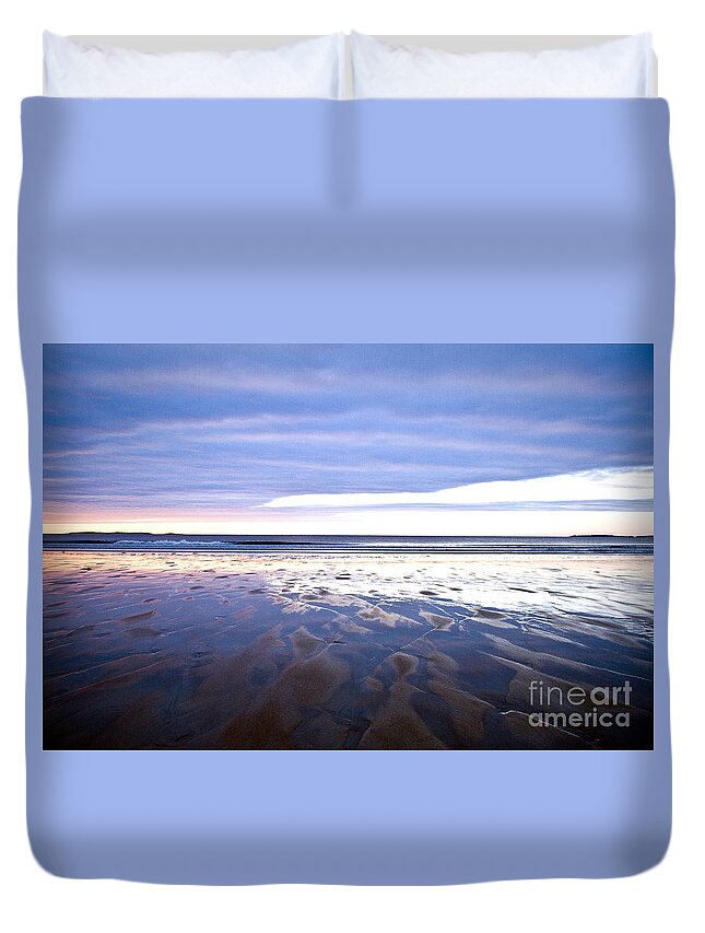 Beach Duvet Cover featuring the photograph Evermore by Brenda Giasson