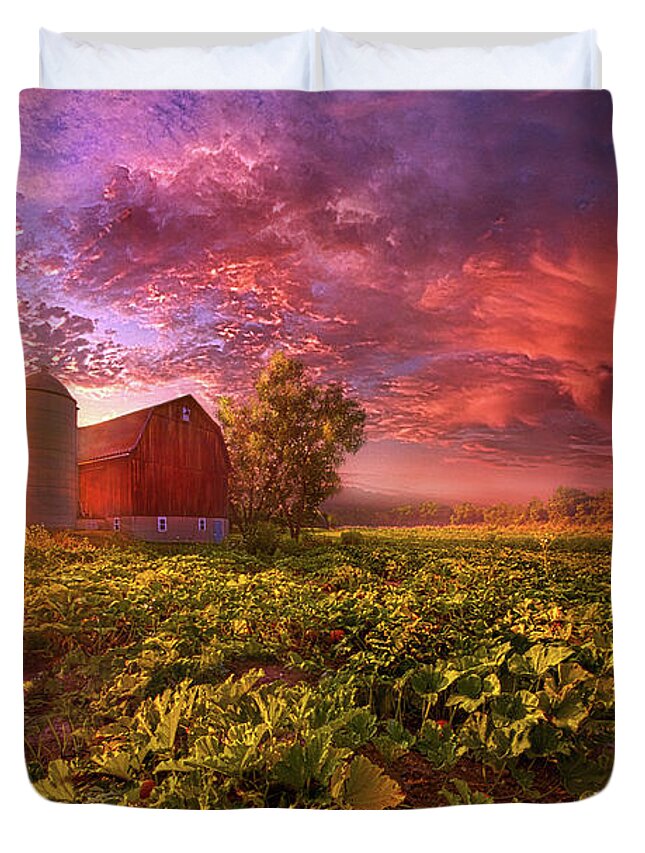 Scenic Duvet Cover featuring the photograph Every Dark Night Turns Into Day by Phil Koch