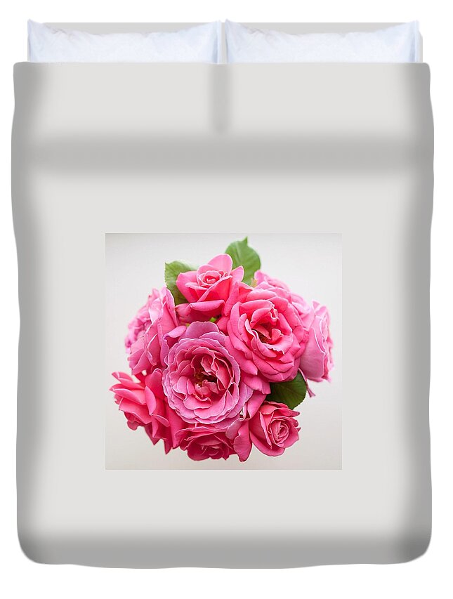 Bouquet Duvet Cover featuring the photograph every Flower Is A Soul Blossoming In by Cassandra M Photographer