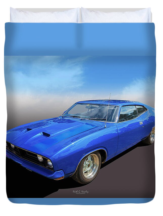 Car Duvet Cover featuring the photograph Ex Bee by Keith Hawley