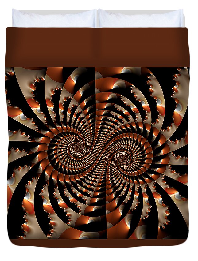 Digital Duvet Cover featuring the digital art Exceeding the Chandrasekhar Limit by Manny Lorenzo