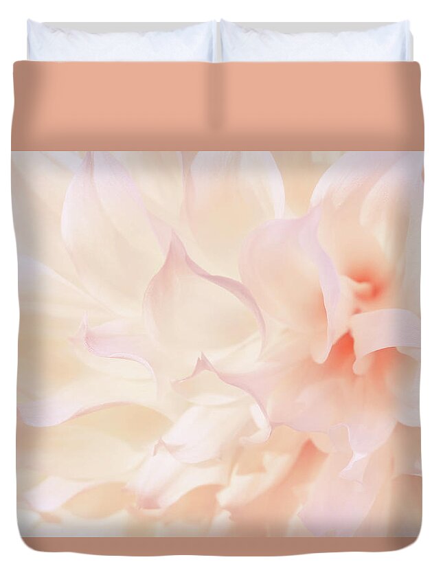 Dahlia Duvet Cover featuring the photograph Expectations by Iryna Goodall
