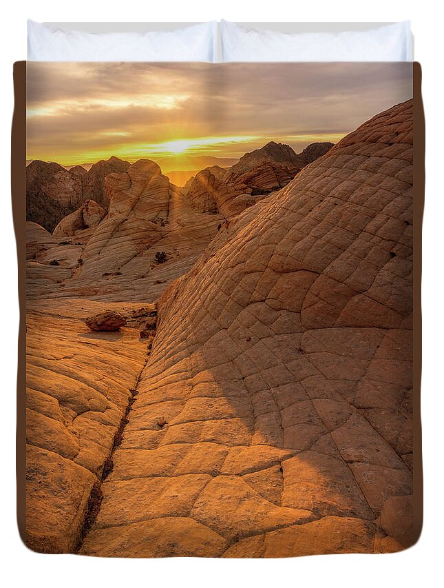 Utah Duvet Cover featuring the photograph Exploring New Worlds by Dustin LeFevre