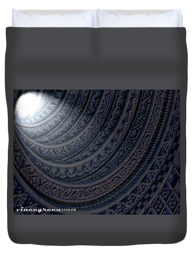Underwater Duvet Cover featuring the digital art Exploring the Depths by Vincent Green