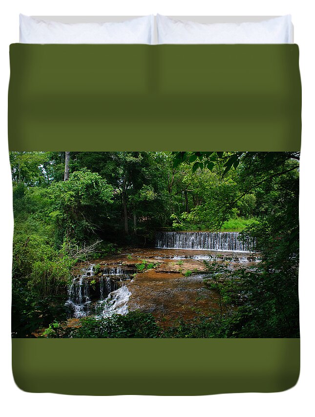 Branch Duvet Cover featuring the photograph Factory Branch by George Taylor