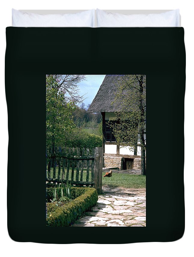 German Duvet Cover featuring the photograph Farm by Flavia Westerwelle