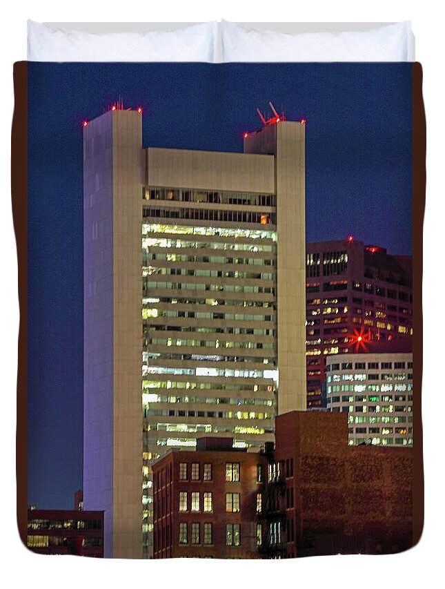 Federal Reserve Bank Of Boston Duvet Cover featuring the photograph Federal Reserve Bank of Boston by Juergen Roth