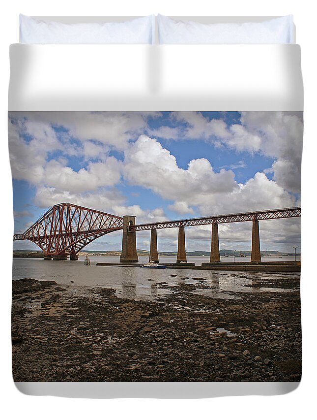 Forth Duvet Cover featuring the photograph Firmament. by Elena Perelman