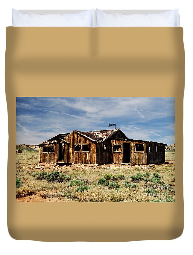 Canyon Lands Duvet Cover featuring the photograph Fixer-Upper by Kathy McClure
