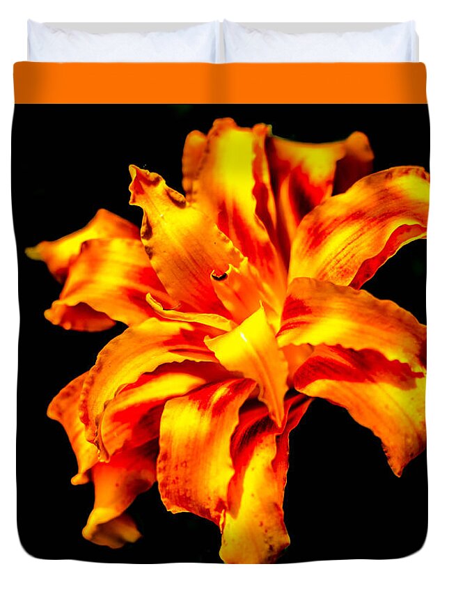 Flower Duvet Cover featuring the photograph Flora Dance by Bruce Pritchett