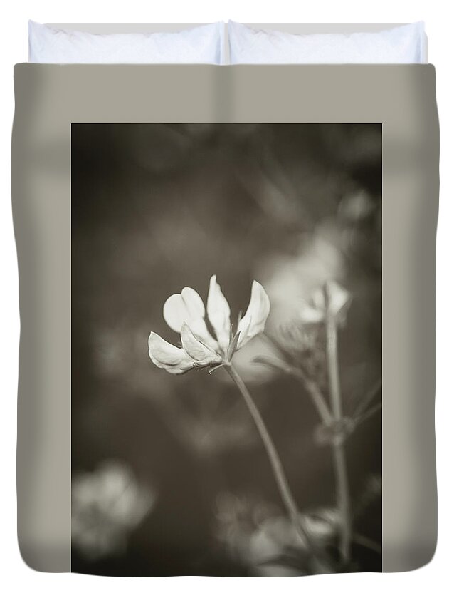 Nature Duvet Cover featuring the photograph Flower 3 by Mati Krimerman
