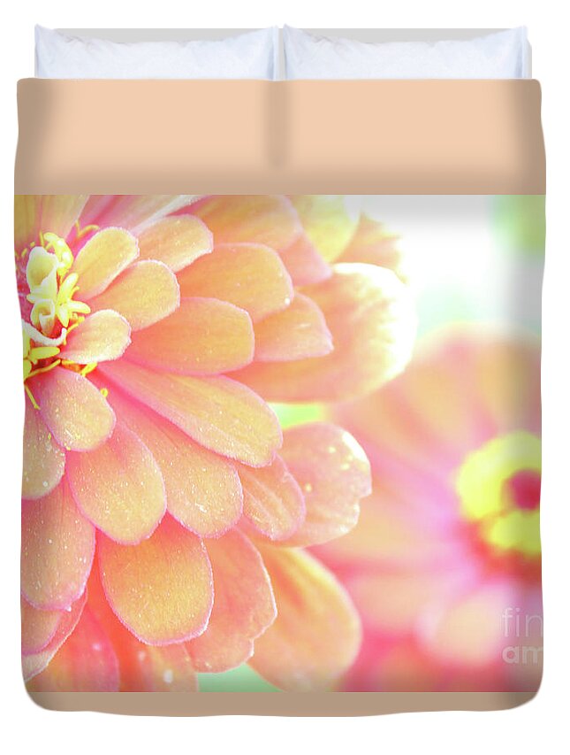 Flower Duvet Cover featuring the photograph Flower Oasis by Becqi Sherman