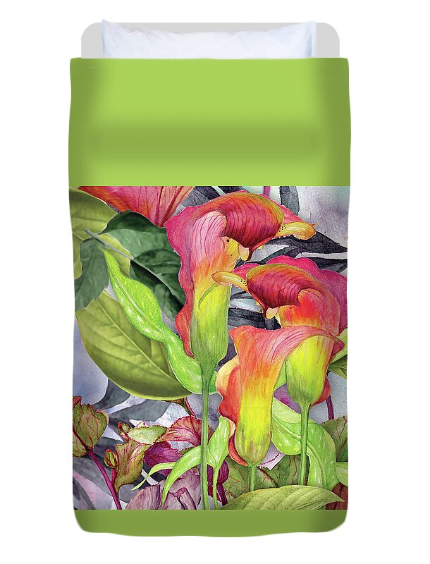 Flower Duvet Cover For Sale By Sandy Sheni Twin