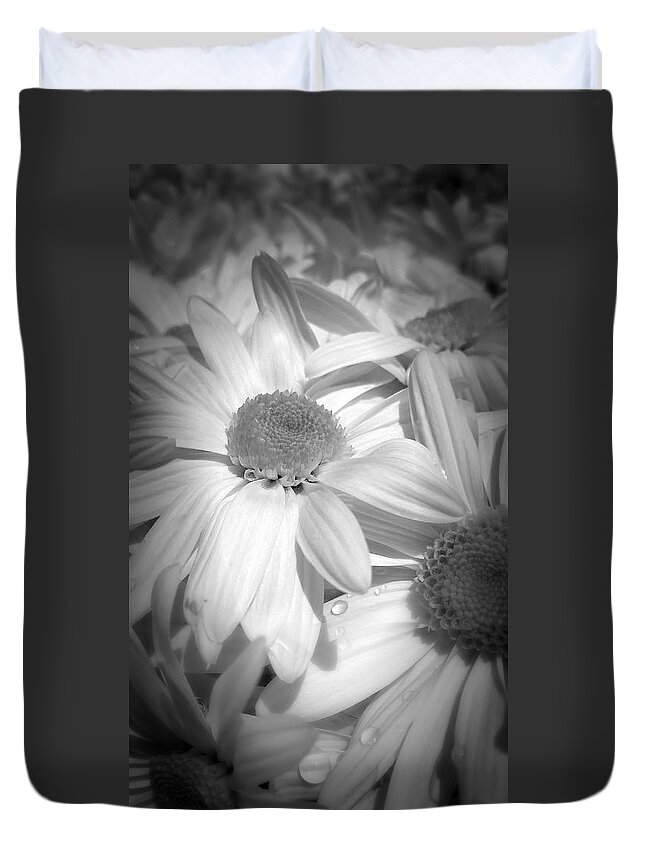 Flowers Duvet Cover featuring the photograph Flowers by Amanda Eberly