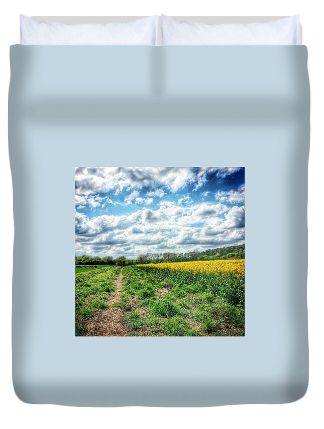 Beautiful Duvet Cover featuring the photograph #flowers #flower #tagsforlikes by Vicki Field