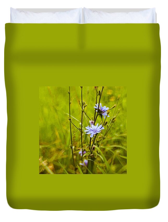 Composerpro Duvet Cover featuring the photograph #flowers #lensbaby #composerpro by Mandy Tabatt