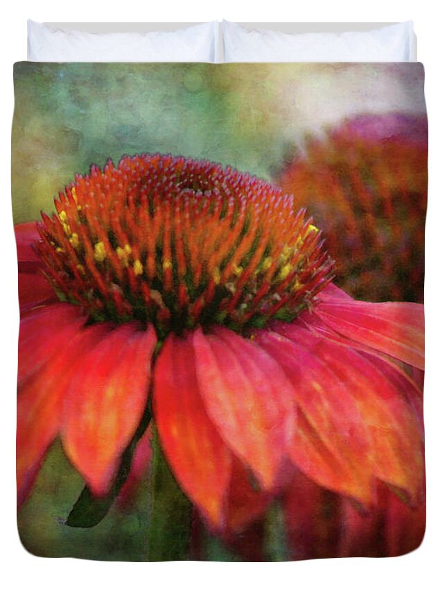 Impressionist Duvet Cover featuring the photograph Fondness 2751 IDP_2 by Steven Ward