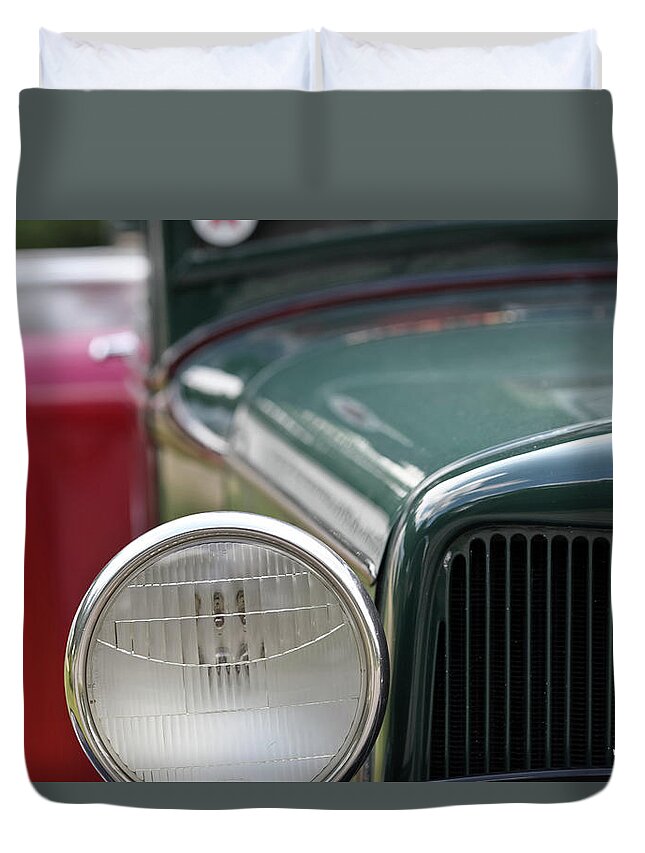 Ford Duvet Cover featuring the photograph Ford trucks are built tough by Mark Alesse
