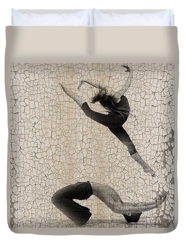  Duvet Cover featuring the photograph Forgotten Romance 5 by Naxart Studio