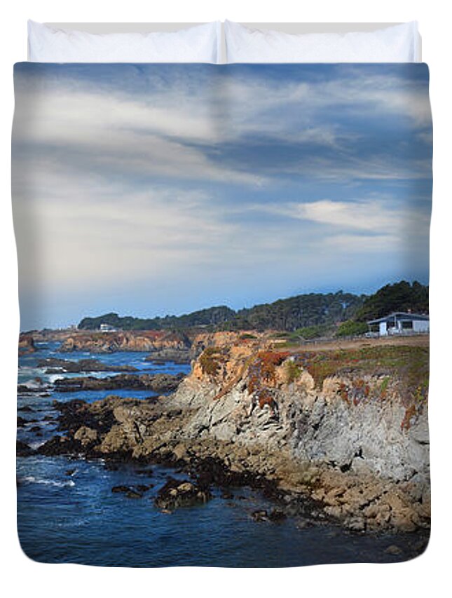Fort Bragg Duvet Cover featuring the photograph Fort Bragg Mendocino County California by Wernher Krutein