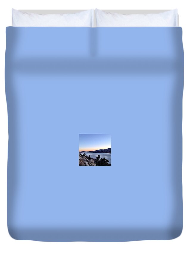 Fortcollins Duvet Cover featuring the photograph Fort Collins At Sunset Is Such A by Madison Dragna